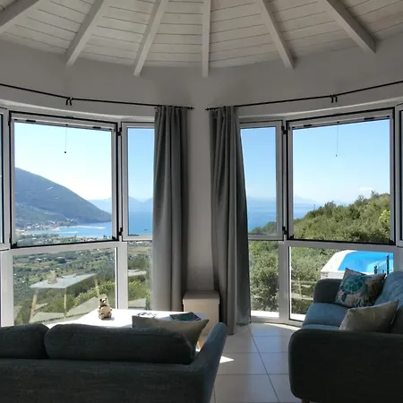 Villa Petros, Vassiliki, Lefkada - 3 Bedrooms, Pool, Stunning Views